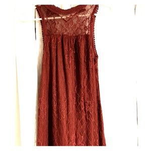Maroon Lace Dress from Buckle